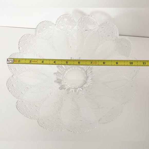 Vintage Lausitzer East Germany Art Glass Large Crystal Bowl - 10.75” Diameter - Picture 8 of 9